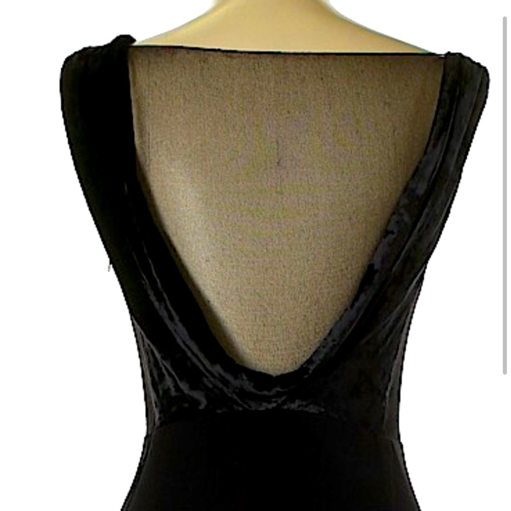 RACHEL ROY CREPE VELVET PENCIL DRESS SHEET BACK DETAIL 6 AUDREY HEPBURN